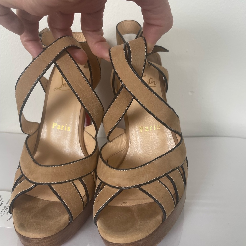 Christian Louboutin platform sandal 36.5